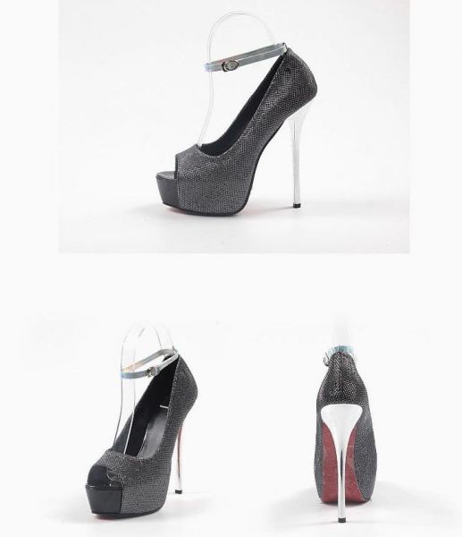 Peep Toe Ana Bacana Preto